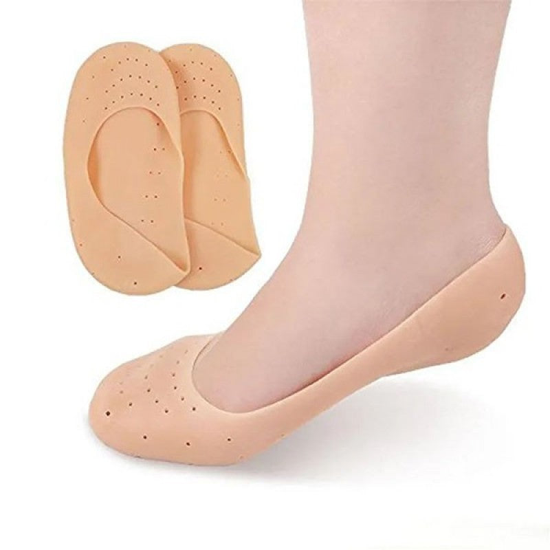 New Silicone Full Length Anti Crack Heel Socks